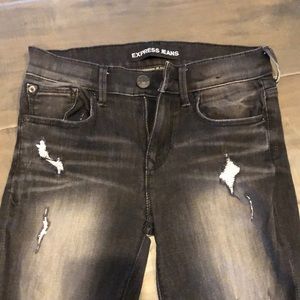 Black Express distressed jeans
